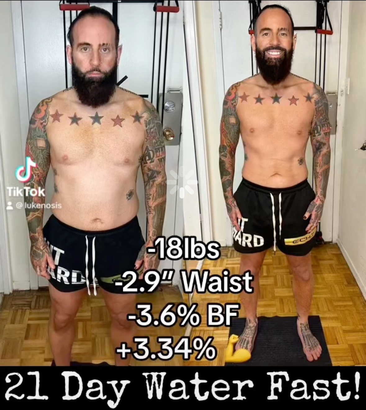 21 day water fast